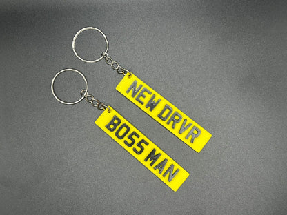 Custom3D Licence Plate Keyring
