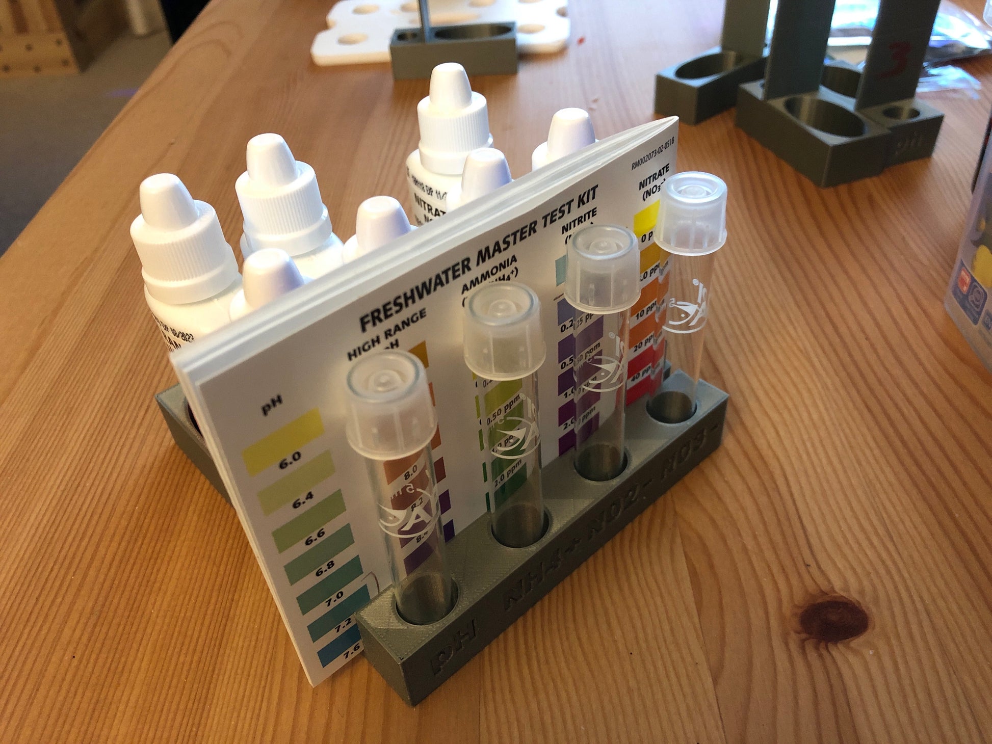 API Aquarium Test Kit Tube & Bottle Holder - product photo